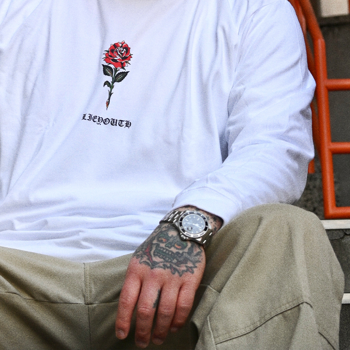 SINGLE ROSE long T-shirt