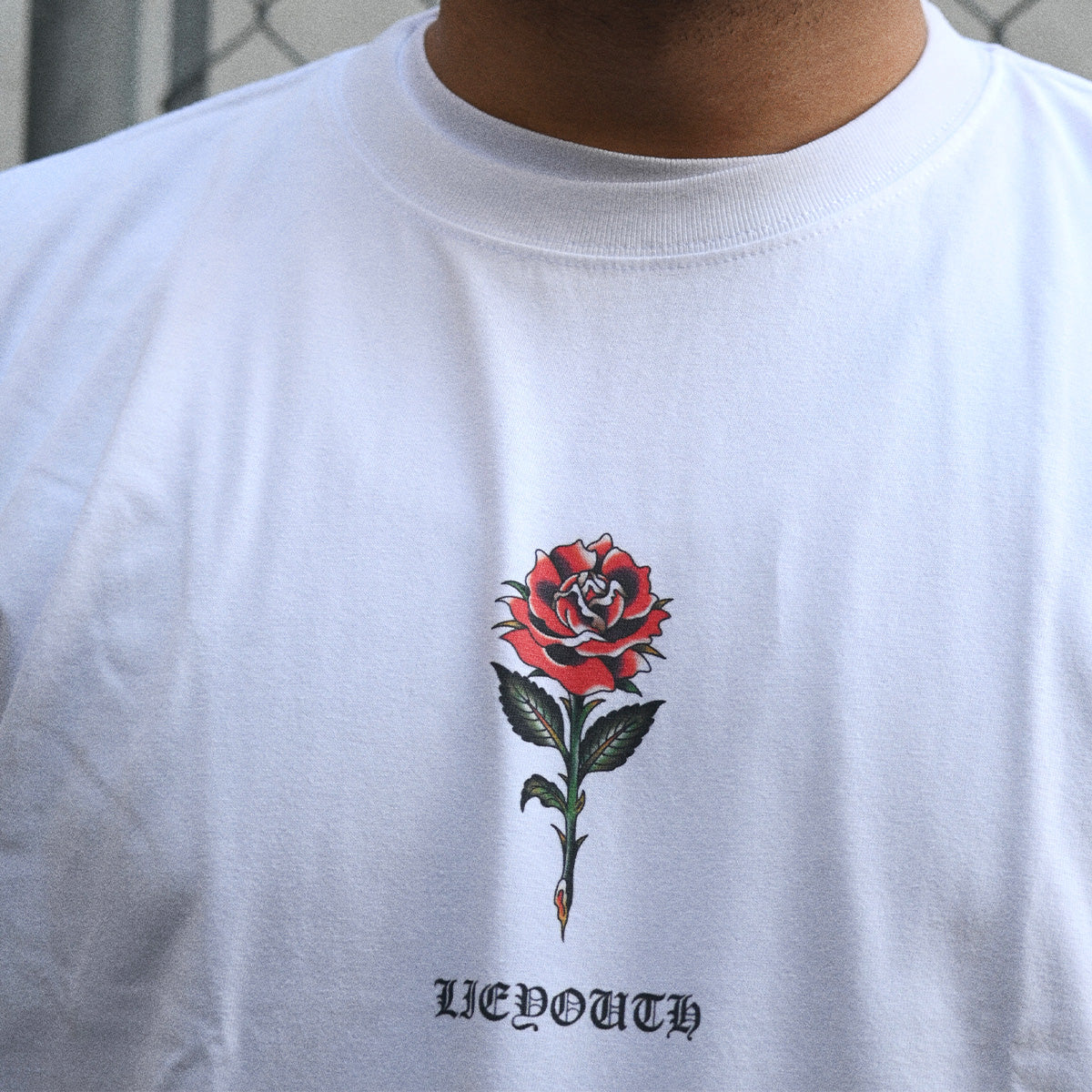 SINGLE ROSE long T-shirt